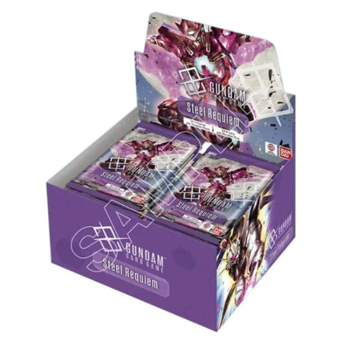 Gundam Card Game GD03 Steel Requiem Booster SEALED Box [24 Boosters]