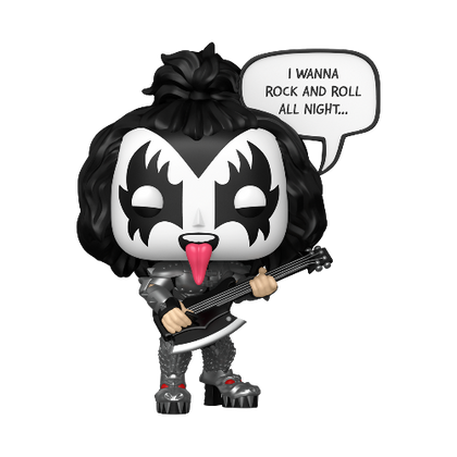 KISS The Demon (Rock & Roll All Night) Pop! Sayings