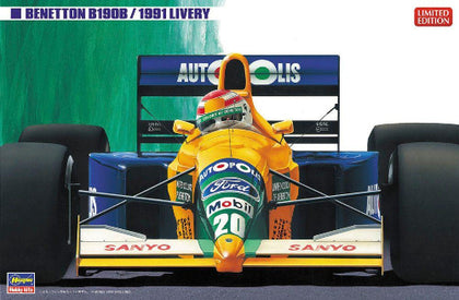 Hasegawa 1991 Livery Benetton B190B 1:24 Scale Plastic Model Kit
