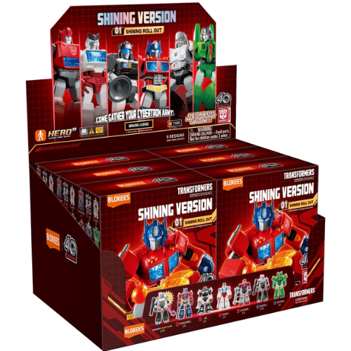 Blokees Transformers SV01 Shining Roll Out SEALED Display (6 Figures)