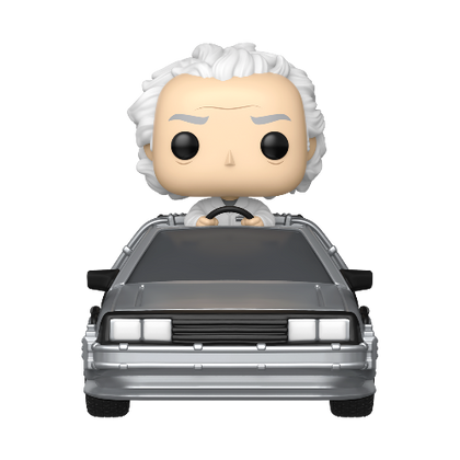 Back to the Future Doc with Time Machine Pop! Ride