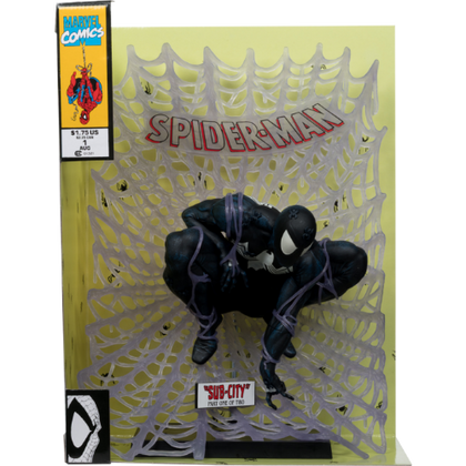 Marvel Comics Spider-Man #1 Black Suit Spider-Man CHASE 1:6 Scale PVC Statue