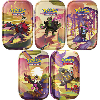 Pokemon TCG Scarlet & Violet Shrouded Fable Mini Tin Set (1 of each Tin/5 Tins in Total)