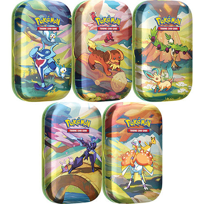 Pokemon TCG Vibrant Paldea Mini Tin Set (1 of each Tin/5 Tins in Total)