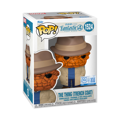 Fantastic Four (2025) The Thing in Trench Coat US Exclusive Pop! Vinyl