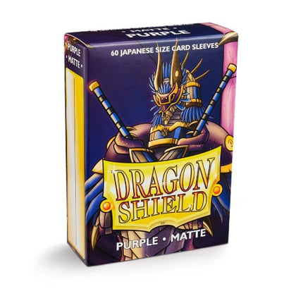 Deck Protector Dragon Shield Small Japanese 60ct Purple Matte