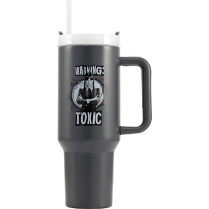 Tumbler with Straw 1.2L Wednesday (TV) Toxic