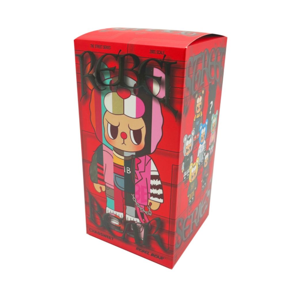 POP CUPPO Rebel Bear Movable Street Collectible Mystery Plush Blind Box SEALED Display [6 Units]