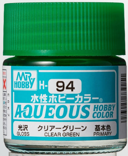 Mr Hobby Aqueous Color Paint H-094 Gloss Primary Clear Green