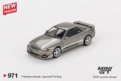 Mini GT Nissan Skyline GT-R R32 VeilSide Combat C-1 Combat Grey 1:64 Scale Diecast Vehicle