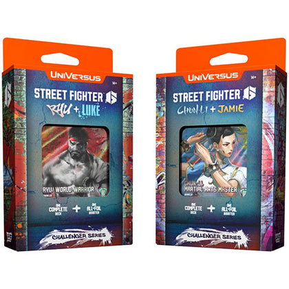 Universus CCG Street Fighter 6 Challenger Series Deck Pair (2 Decks in Total)