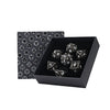 LPG Metal RPG 7 Dice Set Hollow Dragon Umbra Guardian Metal/Black