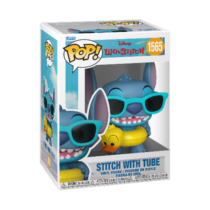 Lilo & Stitch Stitch with Duck Floaty Pop! Vinyl