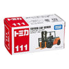 TOMICA 111 Toyota L&F Geneo Yellow/Black 1:62 Scale Diecast Vehicle