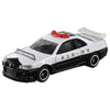 TOMICA 001 Nissan Skyline GT-R (BNR34) Police Car Black/White 1:62 Scale Diecast Vehicle