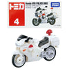 TOMICA 004 Honda VFR Police Bike White 1:32 Scale Diecast Vehicle