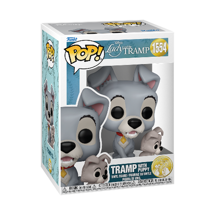 Lady and the Tramp 70th Anniversary Tramp with Puppy Pop! Vinyl