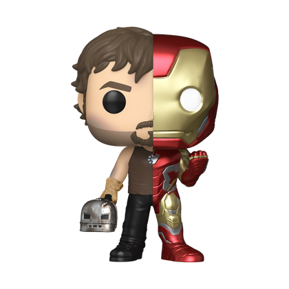 Marvel Split Tony Stark/Iron Man US Exclusive Pop! Vinyl