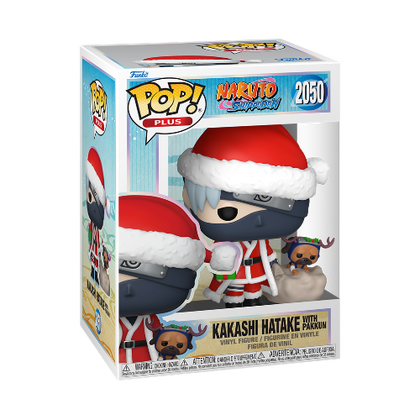 Naruto Shippuden Kakashi Hatake with Pakkun Holiday Pop! Plus