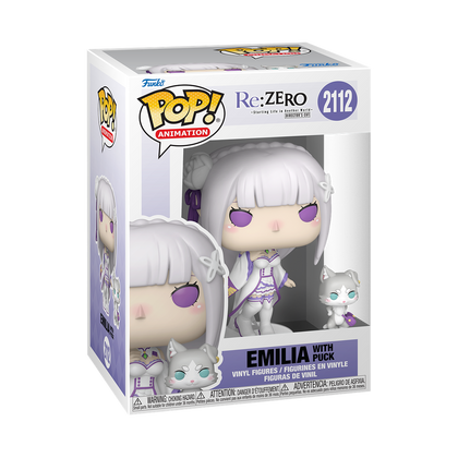Re:Zero Emilia with Puck Pop! Vinyl