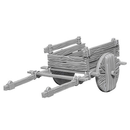 Wizkids Deep Cuts Unpainted Miniatures 2 Wheel Cart