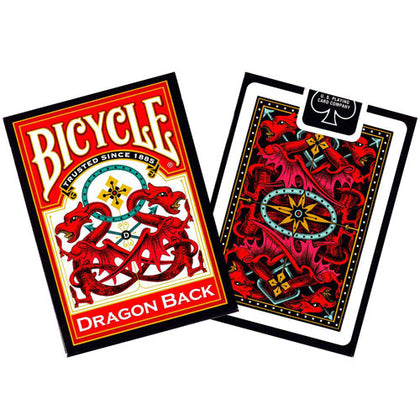 Bicycle Poker Dragon Red/Blue Back Playing Cards
