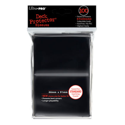 Deck Protector Ultra Pro Standard 100ct Solid Black