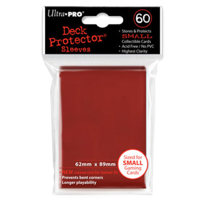 Deck Protector Ultra Pro Small 60ct Red