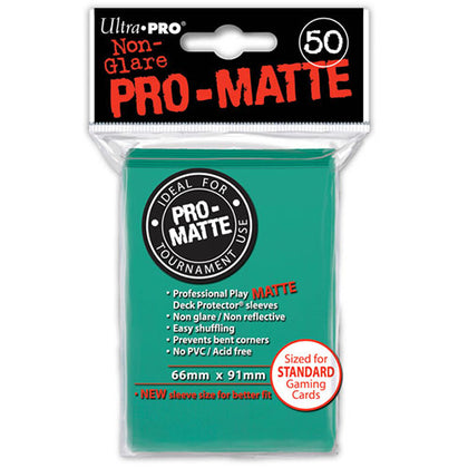 Deck Protector Ultra Pro Standard 50ct Aqua Matte