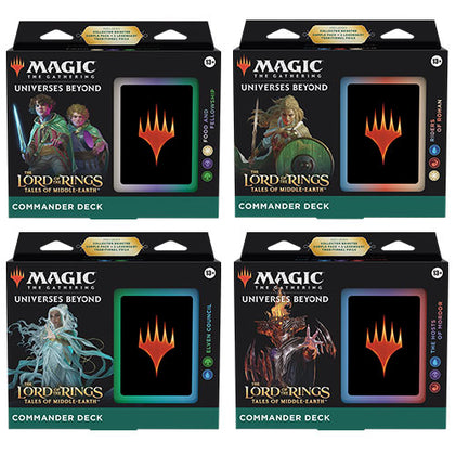 Magic the Gathering The Lord of the Rings Tales of Middle-Earth Commander Deck Set (4 Decks in Total)