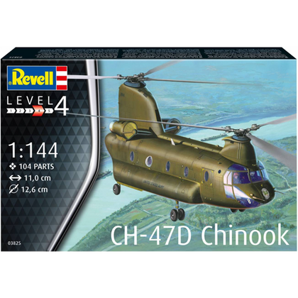 Revell CH-47D Chinook 1:144 Scale Plastic Model Kit