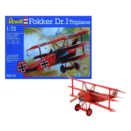 Revell Fokker Dr.1 Triplane 1:72 Scale Plastic Model Kit