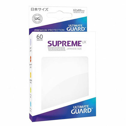 Deck Protector Ultimate Guard Supreme UX Small Size White 60ct
