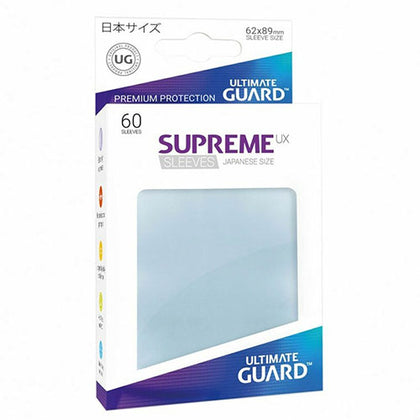 Deck Protector Ultimate Guard Supreme UX Small Size Transparent 60ct