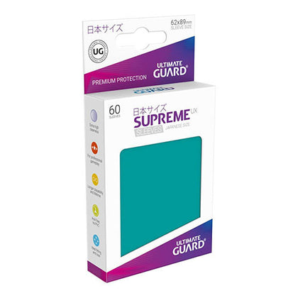 Deck Protector Ultimate Guard Supreme UX Small Size Petrol Blue 60ct