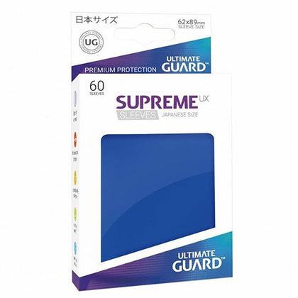 Deck Protector Ultimate Guard Supreme UX Small Size Blue 60ct