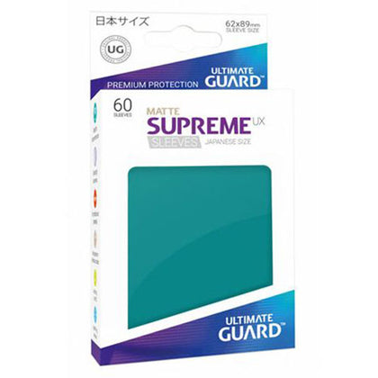 Deck Protector Ultimate Guard Supreme UX Small Size Matte Petrol Blue 60ct