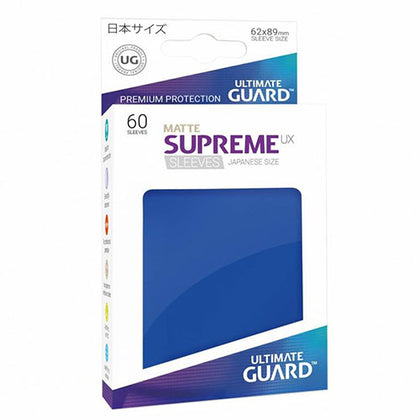 Deck Protector Ultimate Guard Supreme UX Small Size Matte Blue 60ct