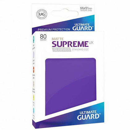 Deck Protector Ultimate Guard Supreme UX Small Size Matte Purple 60ct