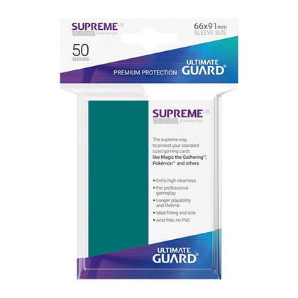 Deck Protector Ultimate Guard Supreme UX Standard Size Petrol Blue 50ct
