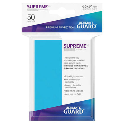 Deck Protector Ultimate Guard Supreme UX Standard Size Light Blue 50ct