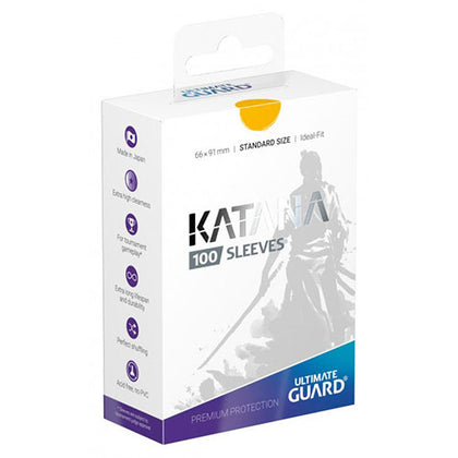 Deck Protector Ultimate Guard Katana Standard Yellow 100ct