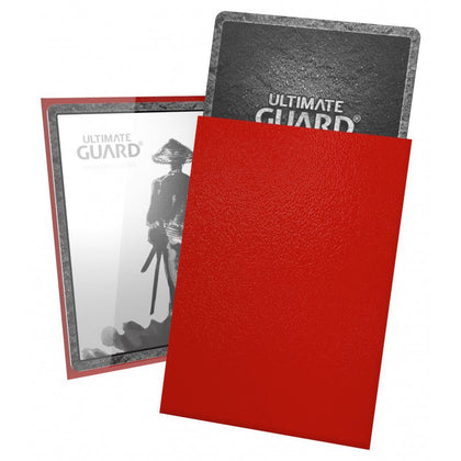 Deck Protector Ultimate Guard Katana Japanese Red 60ct