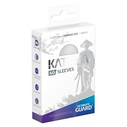 Deck Protector Ultimate Guard Katana Japanese White 60ct
