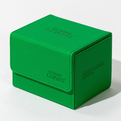 Deck Box Ultimate Guard 100+ Sidewinder Standard Xenoskin Monocolor Green