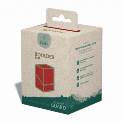 Deck Box Ultimate Guard Return to Earth Boulder 100+ Standard Red
