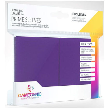 Deck Protector Gamegenic Prime Standard 100ct Purple