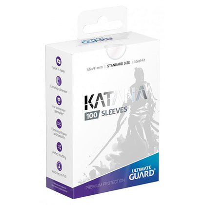 Deck Protector Ultimate Guard Katana Standard Transparent Clear 100ct