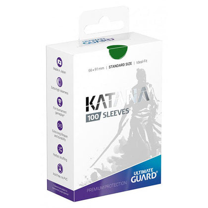 Deck Protector Ultimate Guard Katana Standard Green 100ct