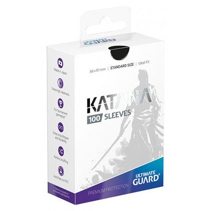Deck Protector Ultimate Guard Katana Standard Black 100ct
